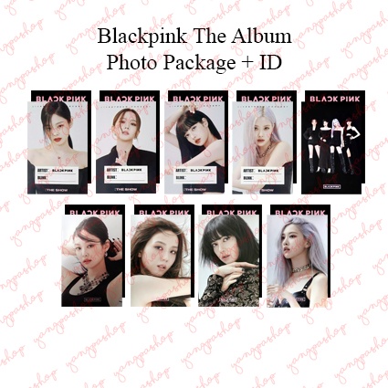 [READY / SET] BLACKPINK THE SHOW PHOTO PACK + ID BPIN PHOTOCARD FAN MADE UNOFFICIAL YANGPASHOP JENNI
