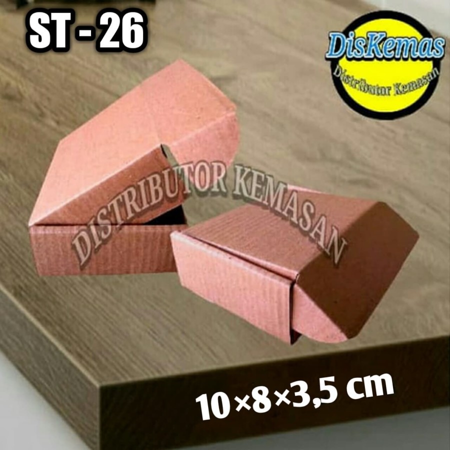 

KOTAK KARDUS ST-26 KARTON BOX COKLAT POLOS PACKING KEMASAN AKSESORIS