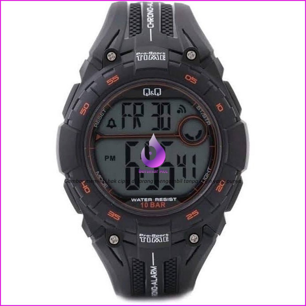 Strap Q&amp;Q M121 QnQ 121 Tali Jam Tangan Q&amp;Q M 121 Black