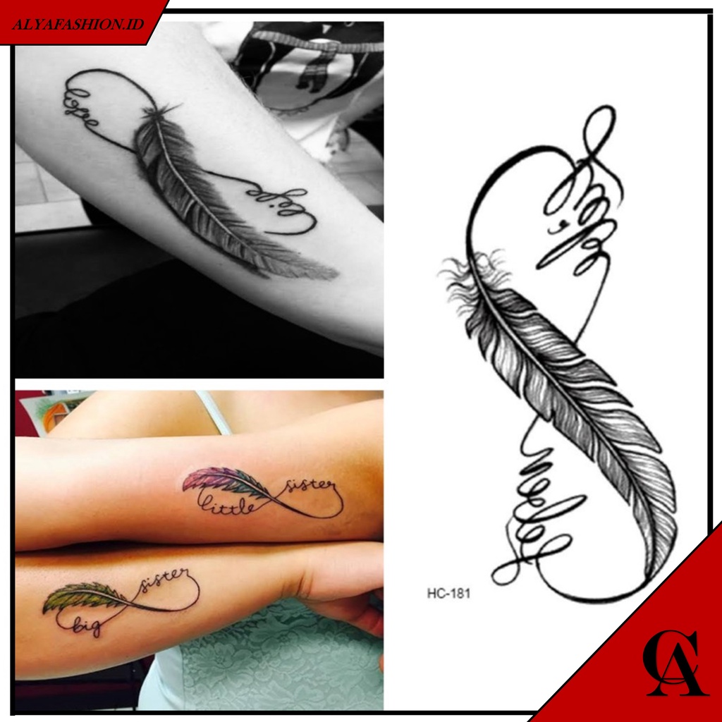 Tato Temporer Anti Air Tahan Lama Tato Tempel Waterproof Semi Permanen Tato Temporer Aesthetic Bulu