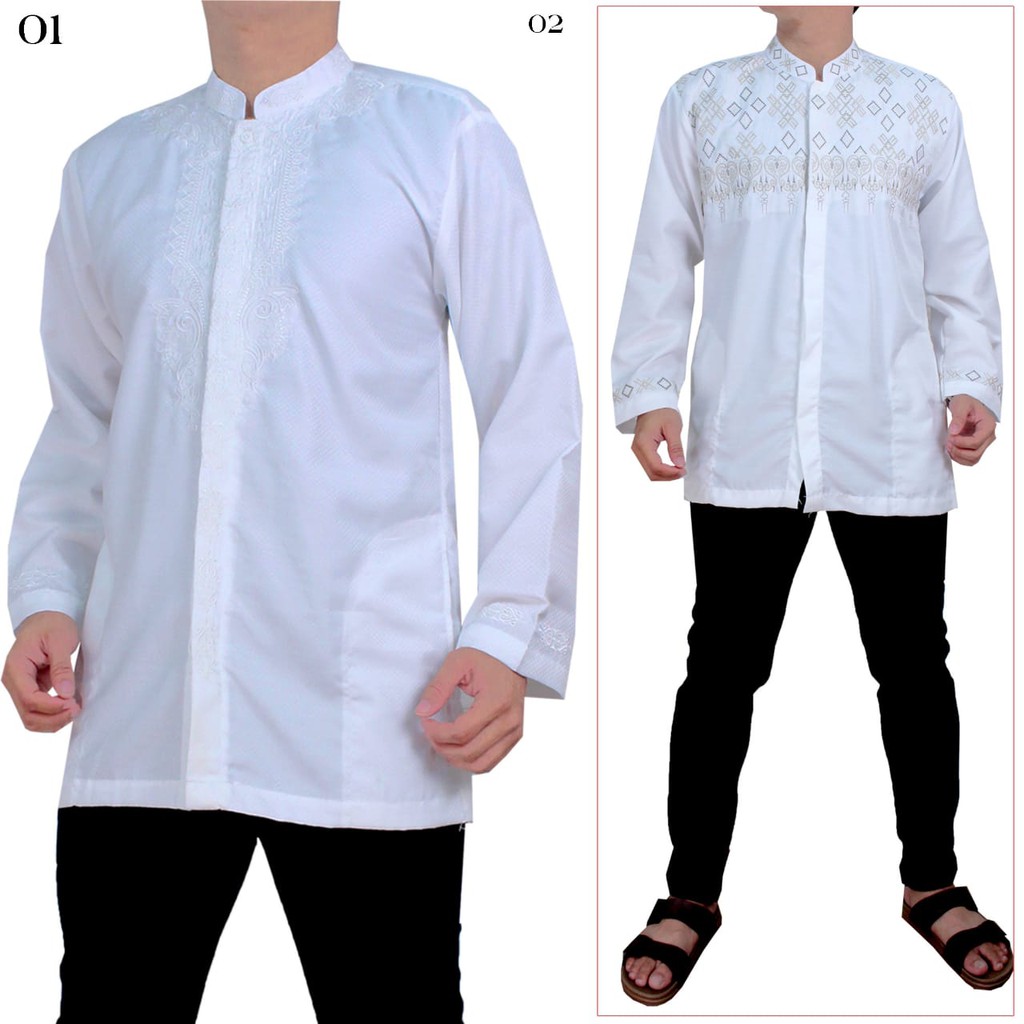 Baju Koko Bahan Semi Sutra grade Premium HargaGrosirTermurah