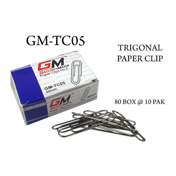 

ALAT TULIS PAPER CLIP NO.5 GM-TC05