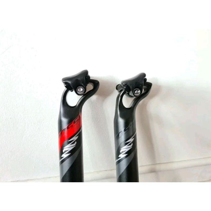 seatpost mosso 31.6 x 360 mm . tiang sadel saddle sepeda MTB Roadbike balap road bike moso alloy red merah  grey abu abu