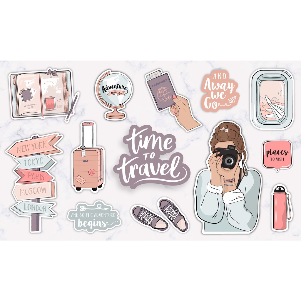 STIKER TUMBLR AESTHETIC SET / Stiker Pack Aesthetic /Stiker Hp Laptop/ Sticker Tumblr-1