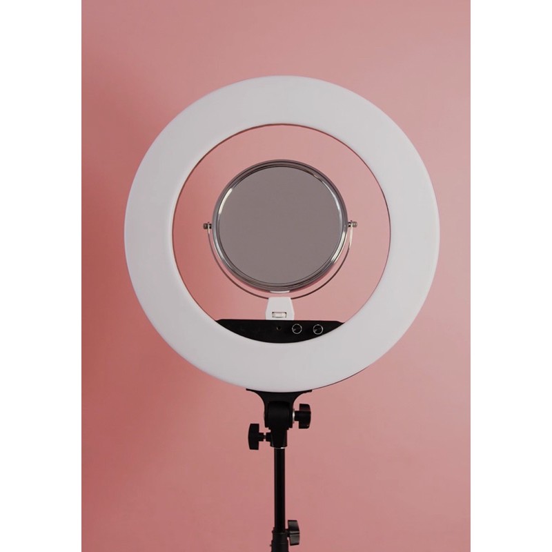 Ringlight 100WATT Bicolor 2 LF-R480/ lampu MUA
