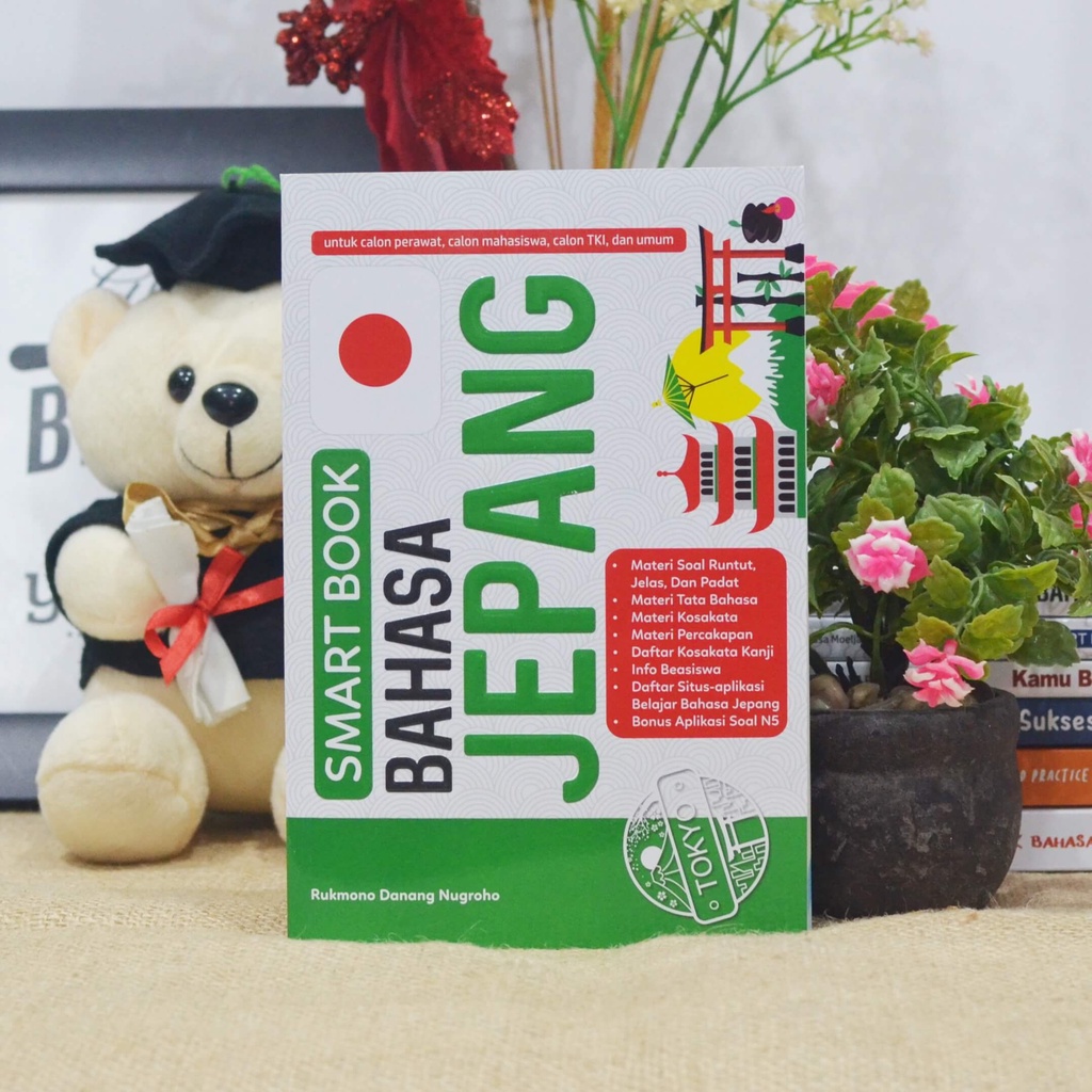 BUKU SMART BOOK BAHASA JEPANG By Charissa Publisher/ Belajar Bahasa Jepang Mudah dan Praktis / Kamus
