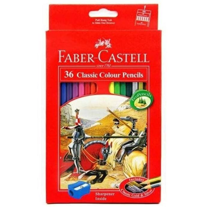 

Pensil warna classic Faber castel 36 warna