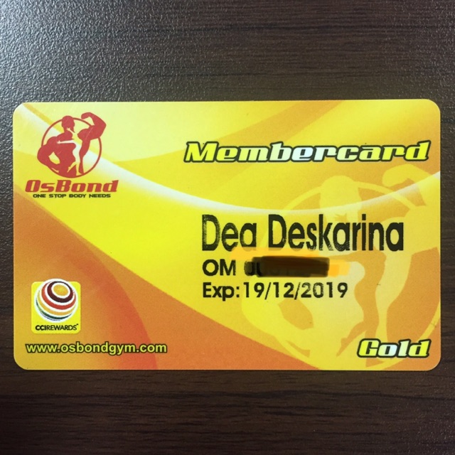 Membership Osbond Gym Jakarta Gold