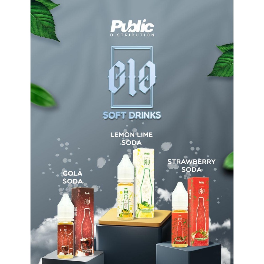 ELO SOFT DRINKS SERIES 15ML 30MG SALTNIC SOFT DRINK AUTHANTIC