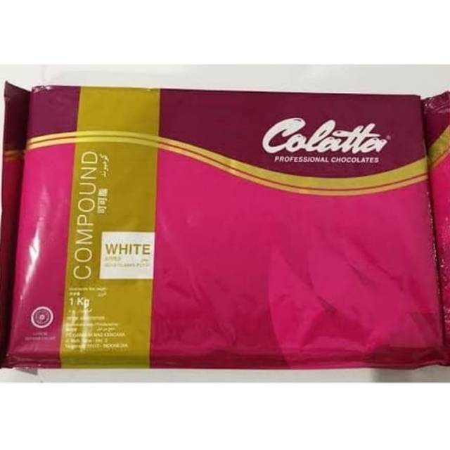 

Cokelat Colatta White compound 1 kg
