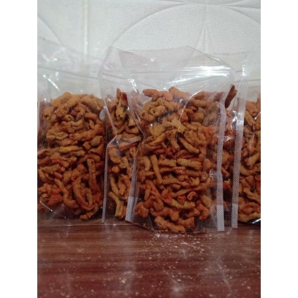 Keripik Usus isi 120gr / keripik usus balado / kripik usus sapi panggang