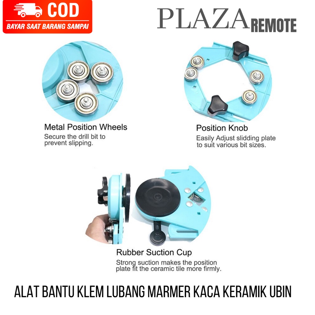 MATA BOR LUBANG UNTUK MELUBANGI MARMER GRANIT KACA KERAMIK UBIN 4 - 83MM hole locator