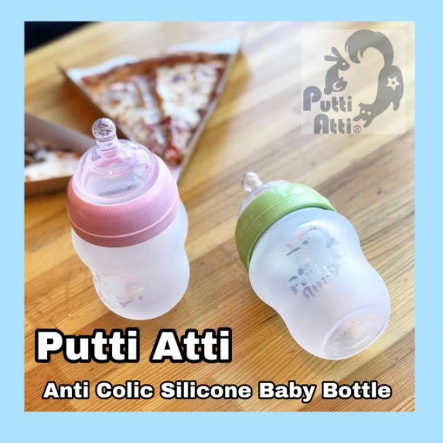 PUTTI ATTI SILICONE BABY BOTTLE SINGLE PACK 160ML DAN 260ML