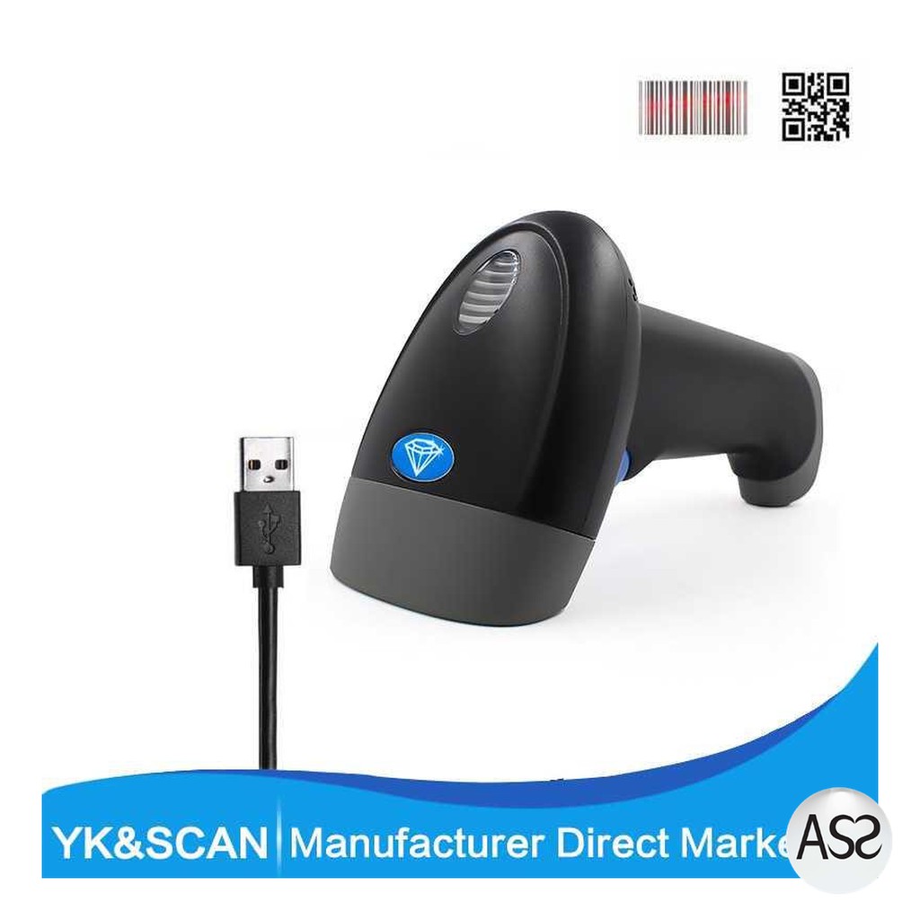 ASS Shop - TaffWare USB Barcode Scanner 2D QR 1D - YK-MK30