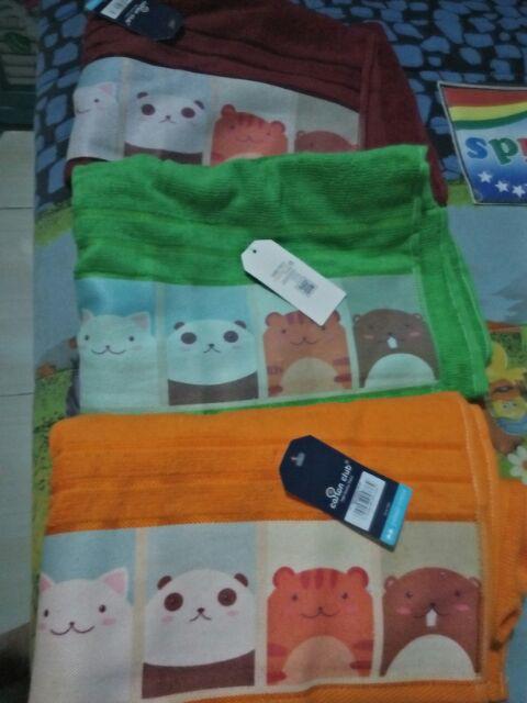 Paket 3 Pcs - Terry Palmer Cotton Club Handuk Anak / Bayi 60x120 - Lembut - Menyerap Air