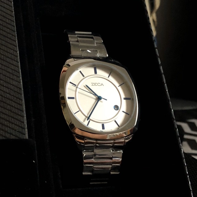 ZECA WATCH ROSEGOLD BLUE SILVER