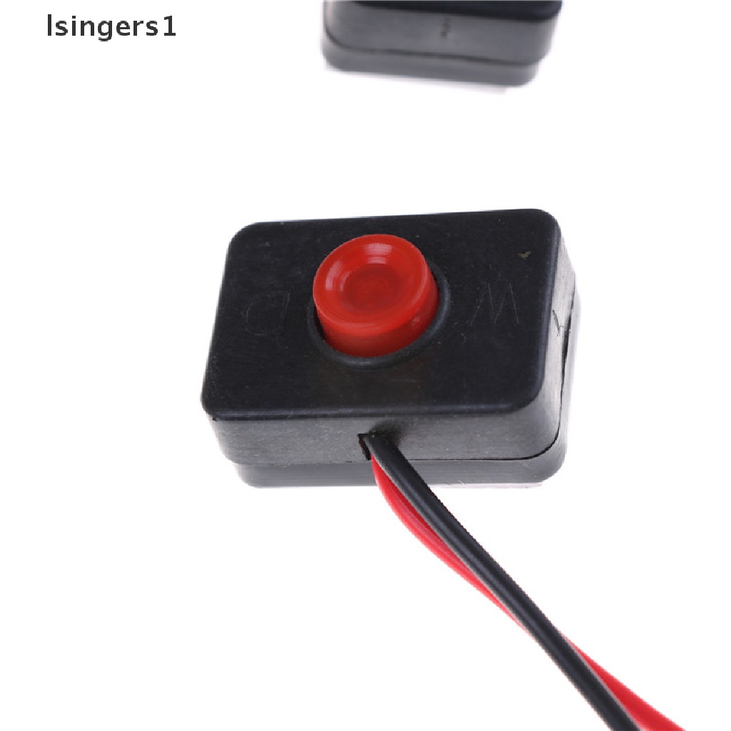 (lsingers1) 2pcs Saklar Tombol Tekan DC 12V 2A Untuk Mobil