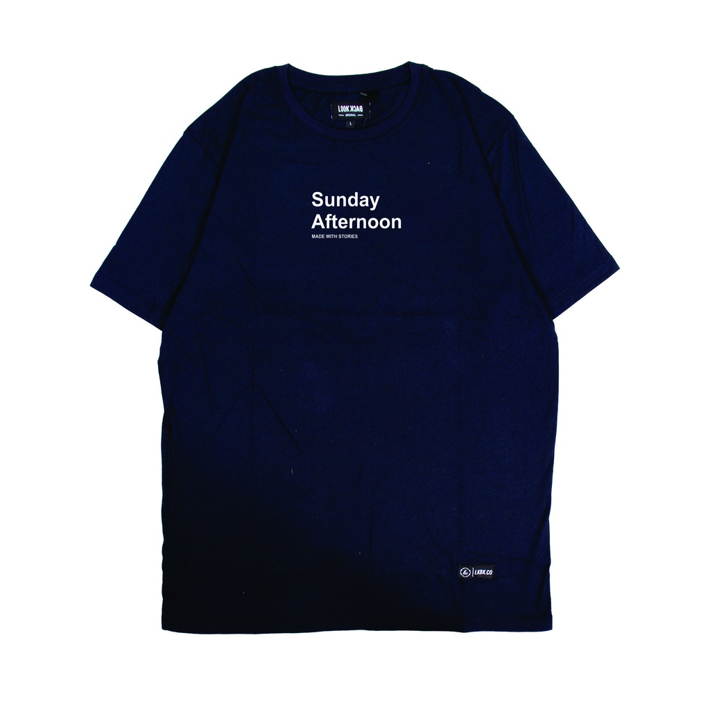 LOOK BACK T-SHIRT ORIGINAL SUNDAY AFTERNOON  BROWN 107 NAVY  108