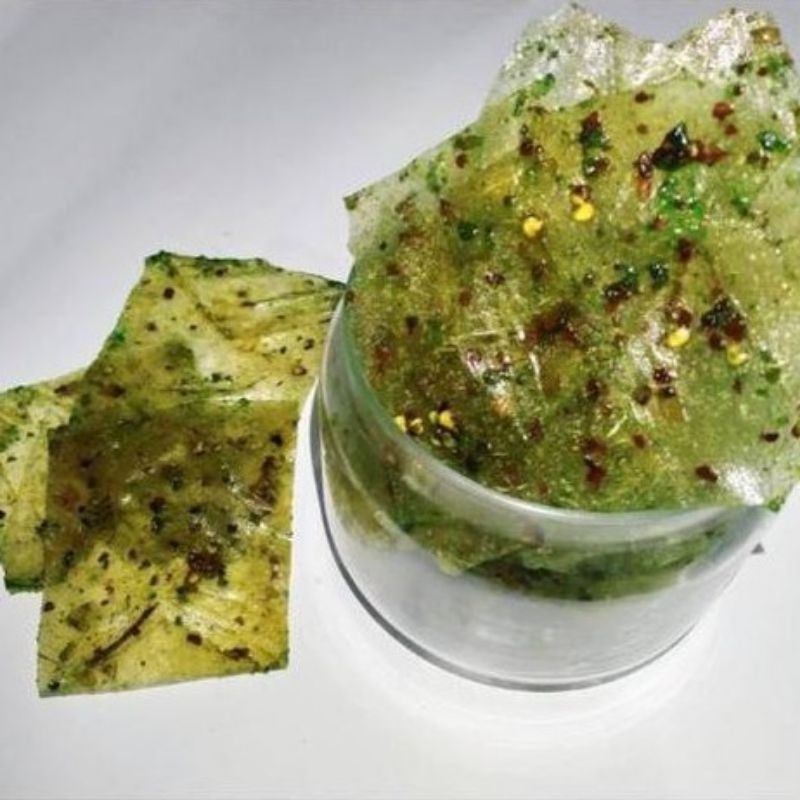 

Keripik kaca cabe hijau