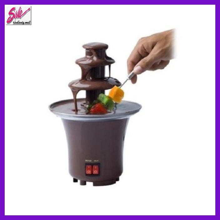 

RETLEMCOKLAT- MESIN COKLAT FOUNTAIN MESIN COKLAT MELELEH CHOCOLATE FONDUE COKLAT -ASLII.