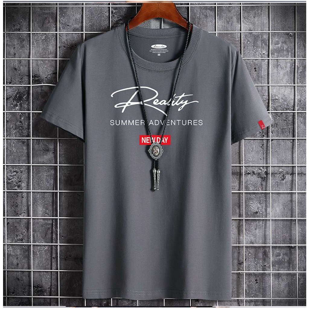 BS TERLARIS BAJU KAOS  REALITY TANGAN PENDEK PRIA DAN WANITA GOOD QUALITY