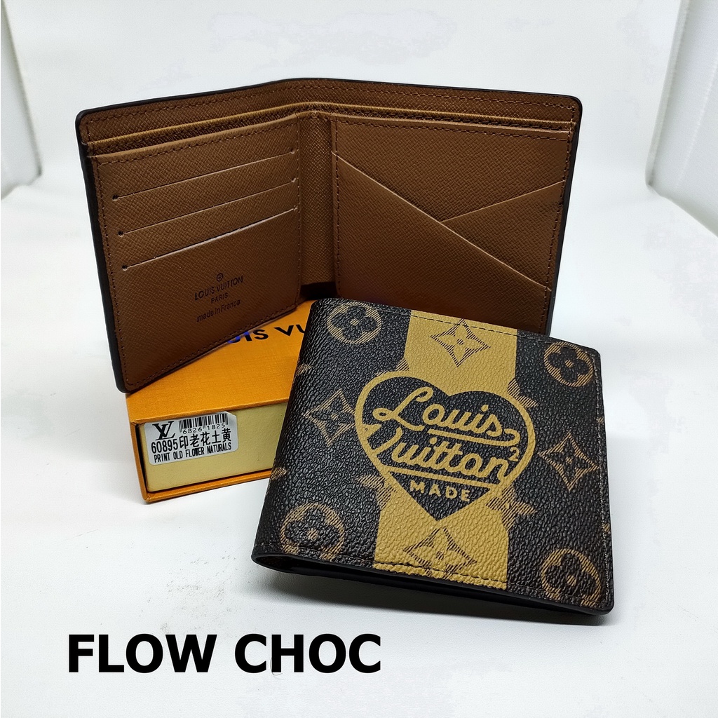 DOMPET PRIA LV IMPORT MODEL TIDUR KULIT SINTETIS-FLOW GREY