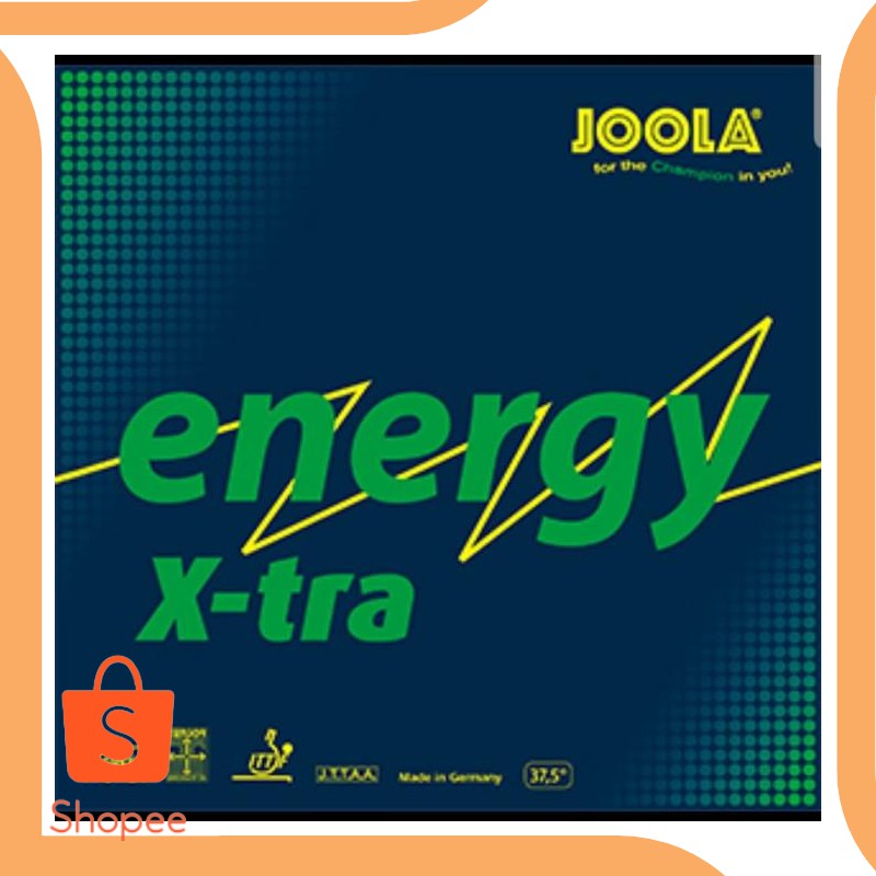 Jual sparepart joola energy x-tra 2.2mm black rubber karet ping pong 19DEZ Limited
