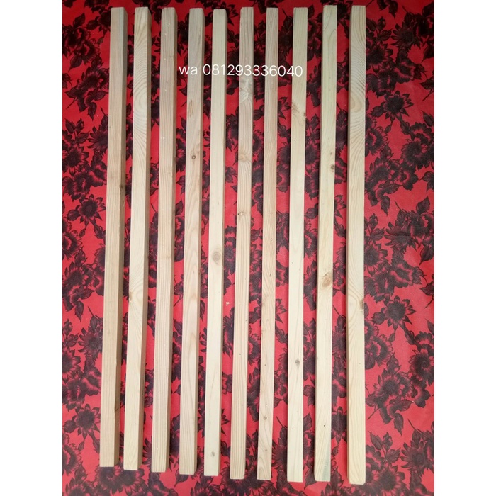KASO KAYU JATI BENDANDA 120X3X3