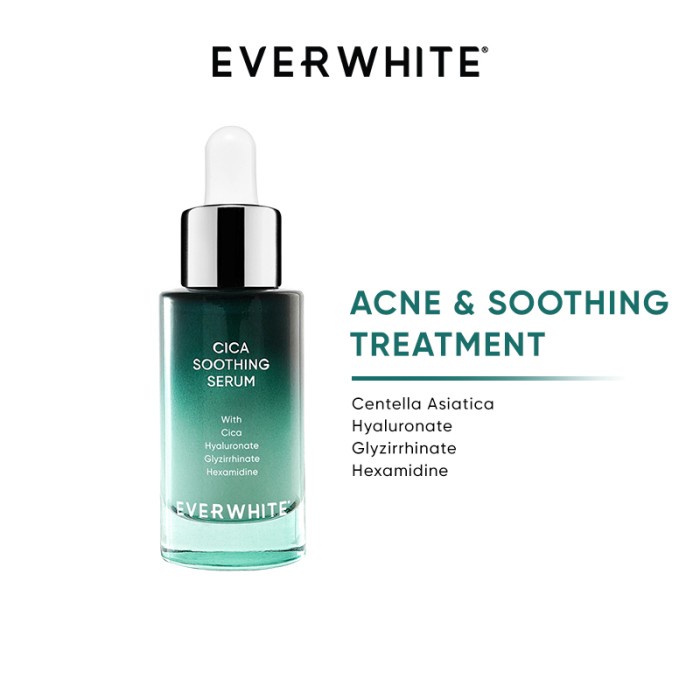 EVERWHITE CICA SOOTHING SERUM (Centella Asiatica) - Acne Care