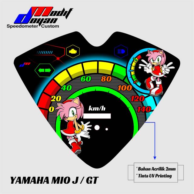 Panel speedometer custom Yamaha Mio J / GT