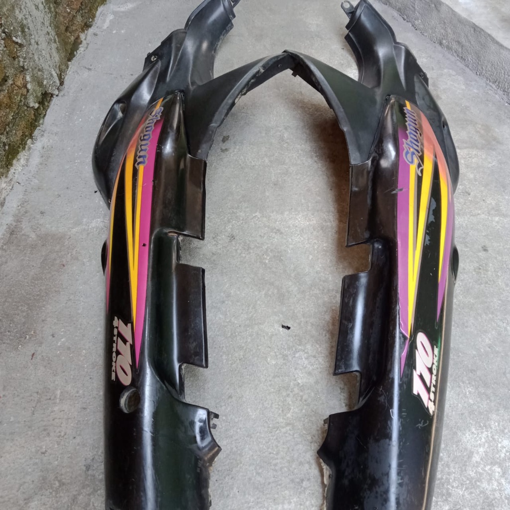 Sepasang cover body bodi belakang Shogun Bagong shogun 110 original