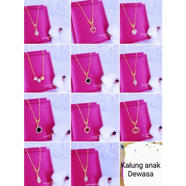 Kalung anak dan dewasa super mewah, cantik, sale70%