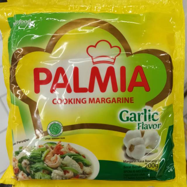 Palmia Cooking Margarine Garlic Flavor 200g