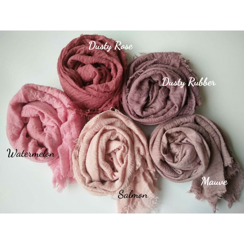 1 New premium crinkle hijab arabian shawl/pashmina rawis/hijab import hijab modis/arabian hijab-7