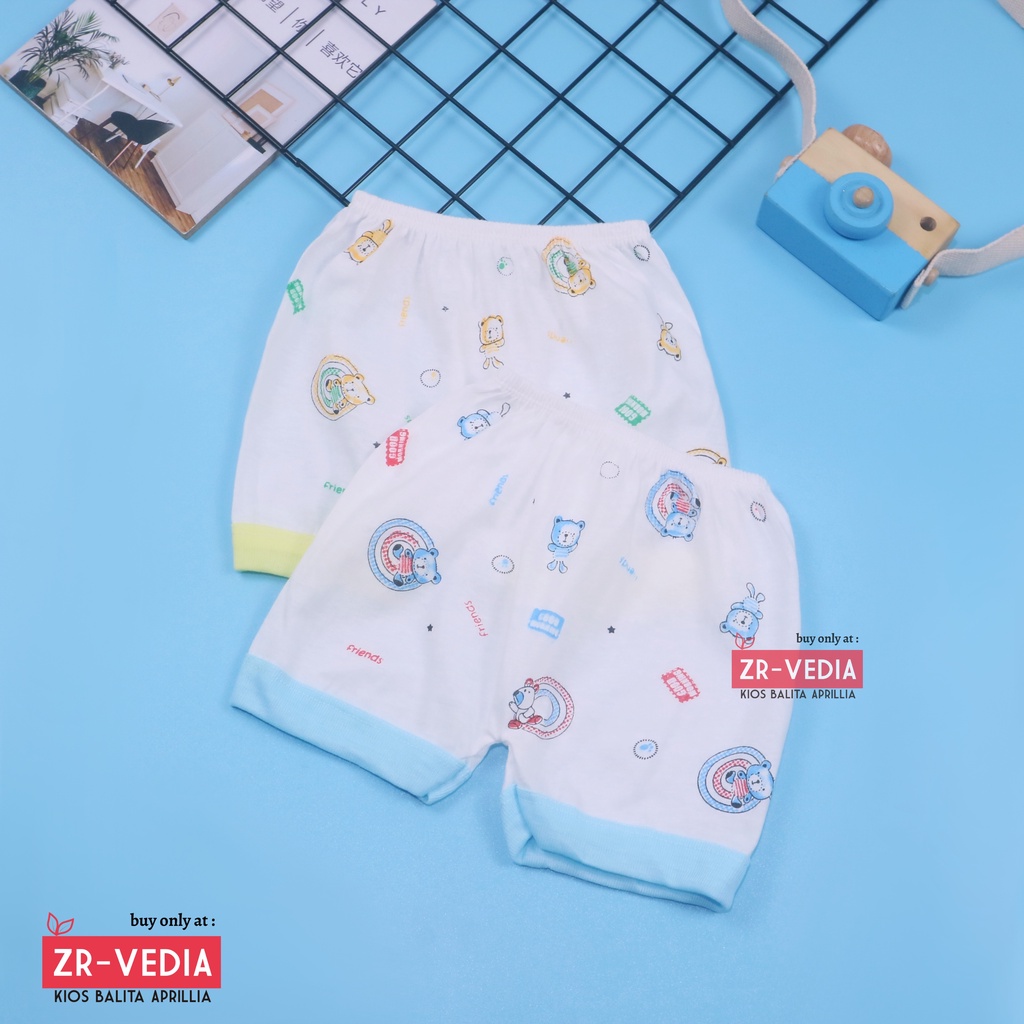 (ISI 6-12 PC) Celana Pendek Bayi / SNI Pants Baby New Born Laki Perempuan Celana Bayi Grosir Murah Kiosbalitaaprillia