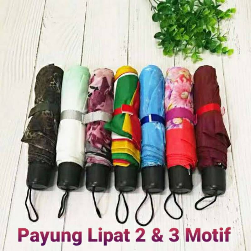 Payung Lipat Motif Murah - Payung souvenir - Payung Lipat Anti UV