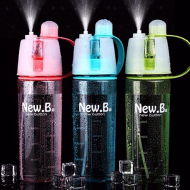 BOTOL MINUM NEW B SPORT SPRAY WATER BOTTLE 600 ML BOTOL MINUM SEMPROT