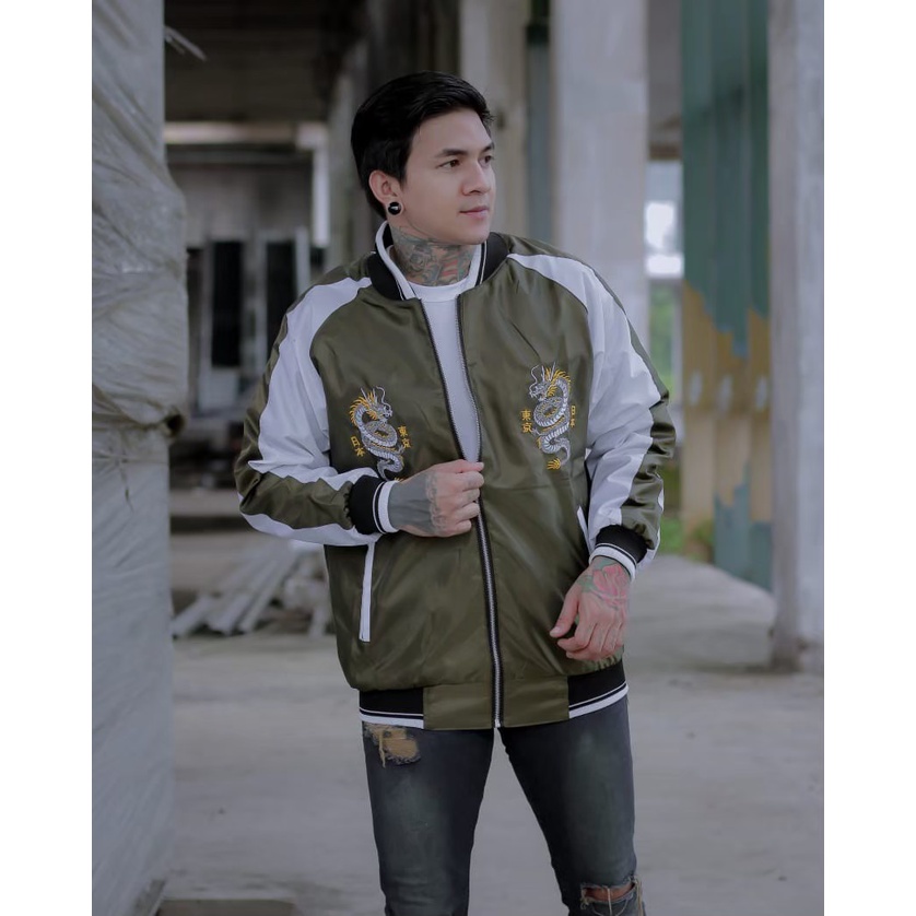 JAKET SUKAJAN BORDIR JAPAN UNISEX ORIGINAL ( COD ) BAYAR DI TEMPAT