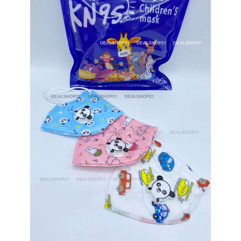 MASKER ANAK KN95 FILTER RESPIRATOR MOTIF KARAKTER LUCU