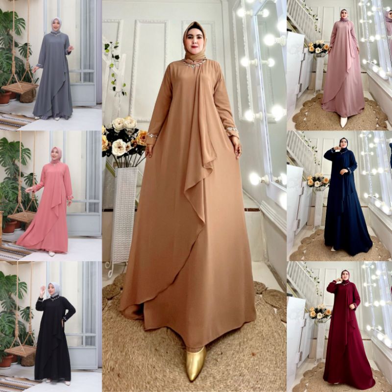 FASHION MUSLIM//GAMIS ADELIA//By Sinar Cahaya