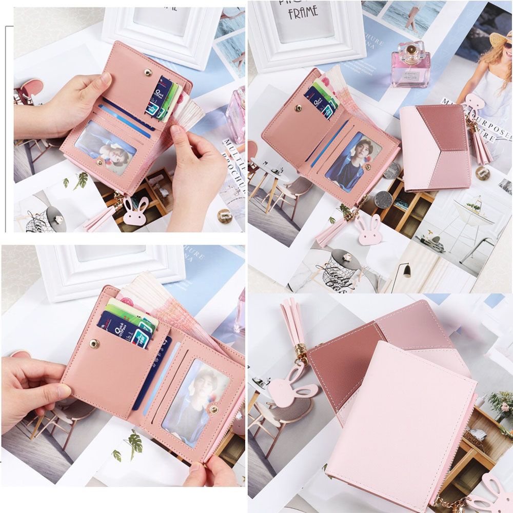 ♥TMALL88♥ Dompet Lipat Mini Wanita Korean Fashion Trendy Fashion Wallet