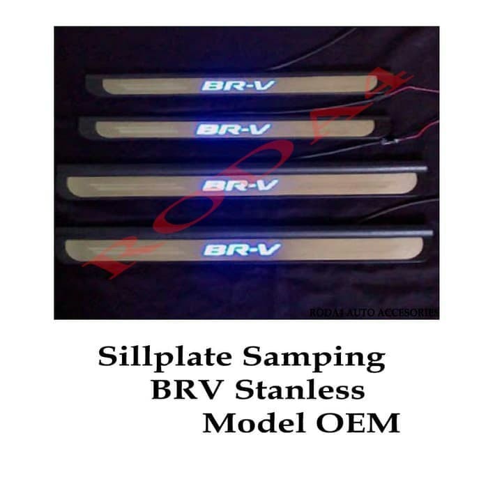 Sill Plate Samping Lampu Mobil Honda Brv Lampu Led