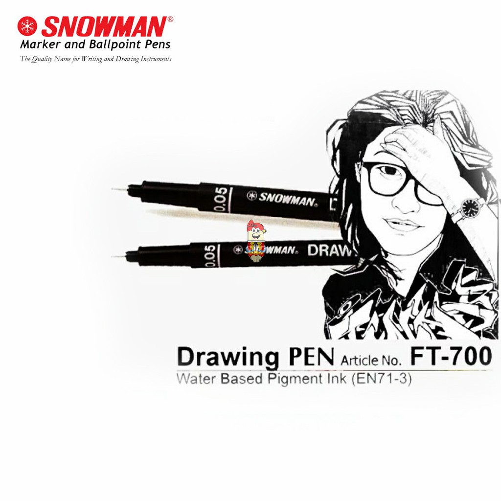 

Snowman Drawing Pen FT-700