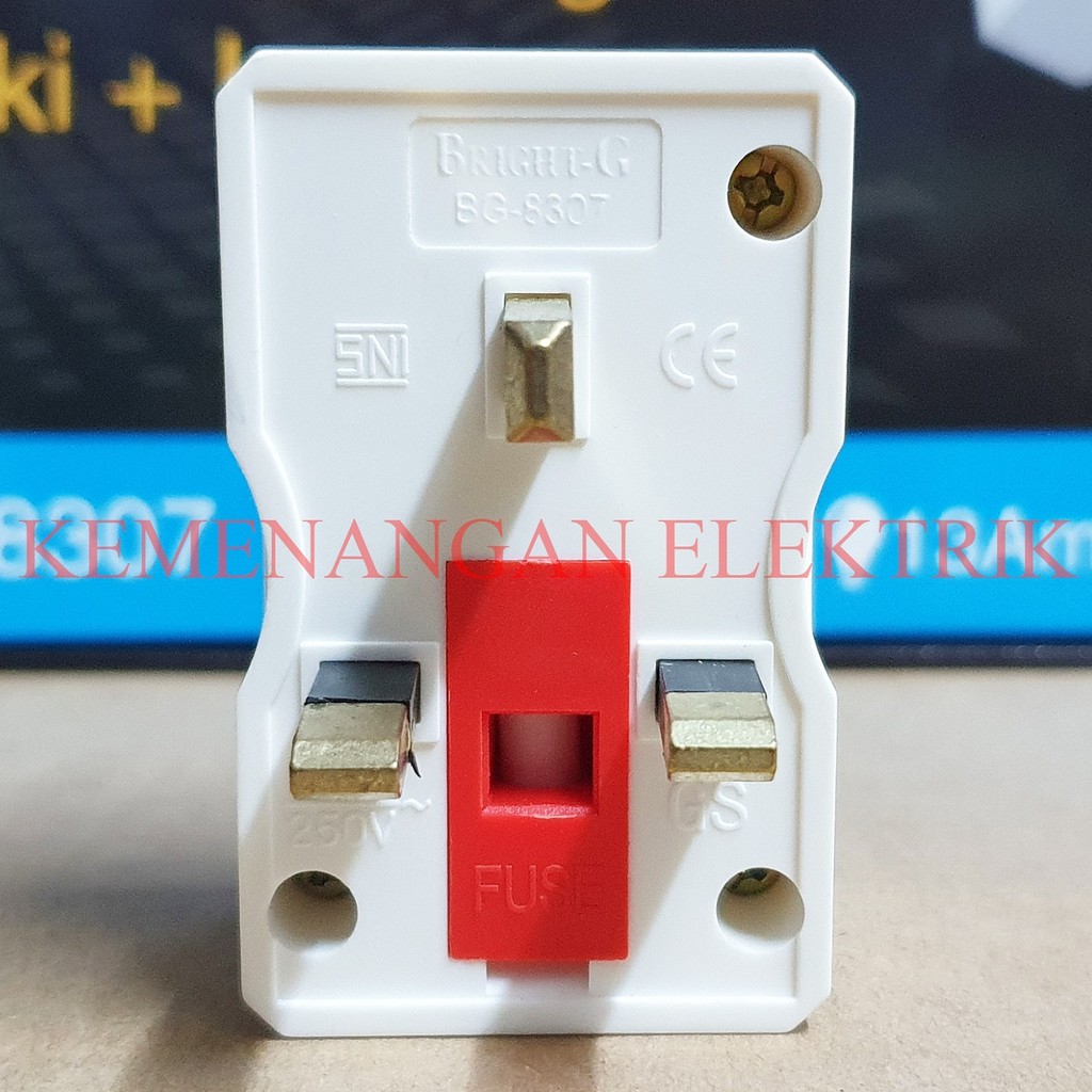 BRIGHT-G 8307 OVERSTEKER T SERBAGUNA KOMBINASI KAKI 3 / OVER STEKER LAMPU / STEKER T BRIGHT G / TRAVEL ADAPTOR CHARGER LUAR NEGERI TEE KAKI 3