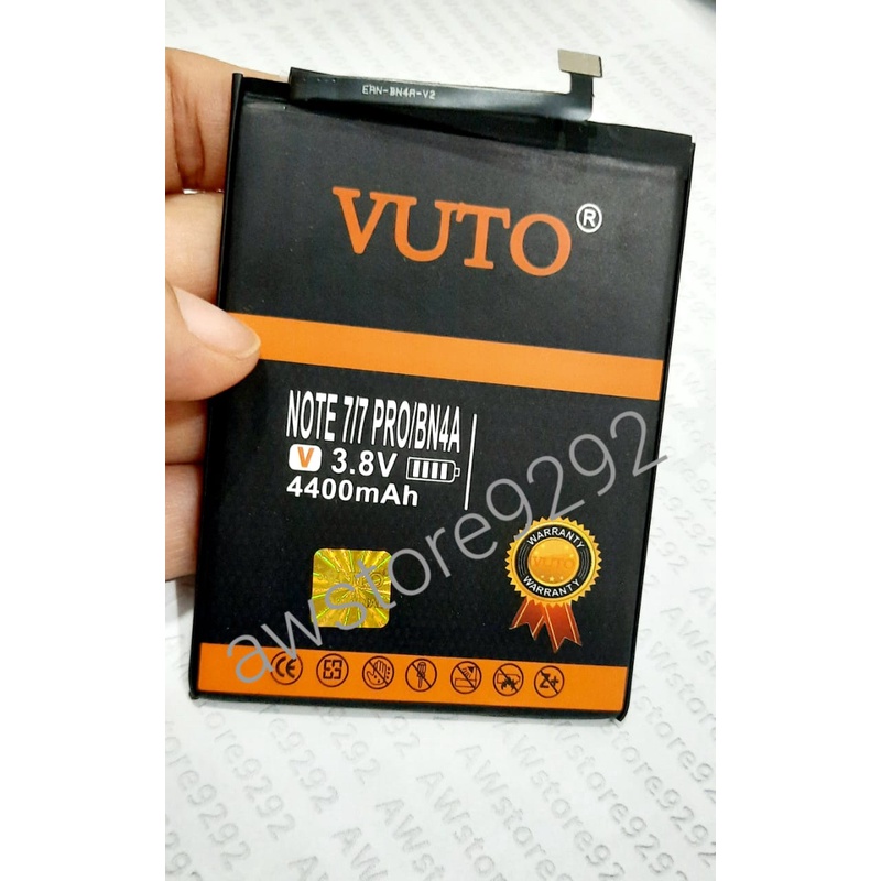 Battery Batre baterai Vuto Redmi NOTE 7 / 7 Pro / BN4A BN-4A BN 4A