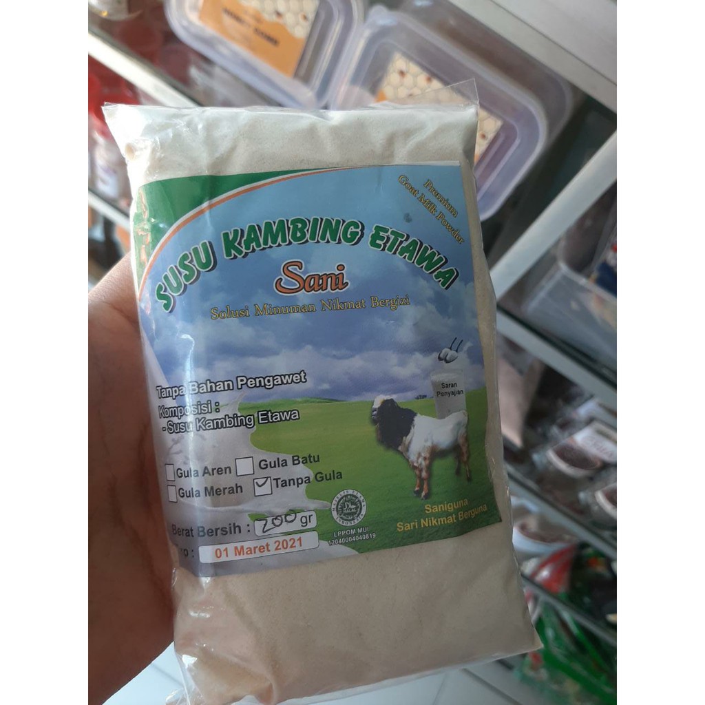 

Susu Kambing Etawa Murni Tanpa Campuran Kemasan 200gr Untuk Diabetes Aman