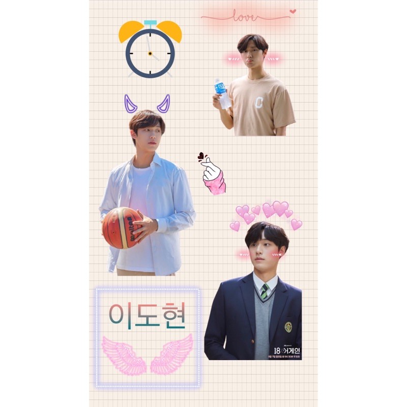 Sticker Pack Drama Korea Lee Do Hyun Sticker Murah