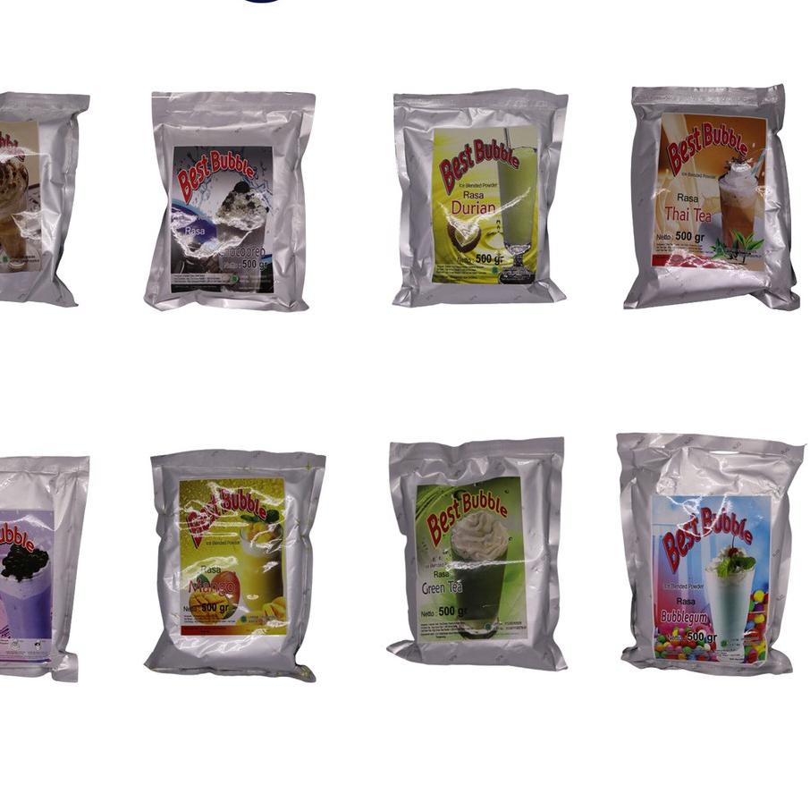 

【STAR】 Best Bubble All Variants Bubuk Minuman Boba Semua Rasa 500gr Serbuk Minuman Berasa Macam - Macam sale