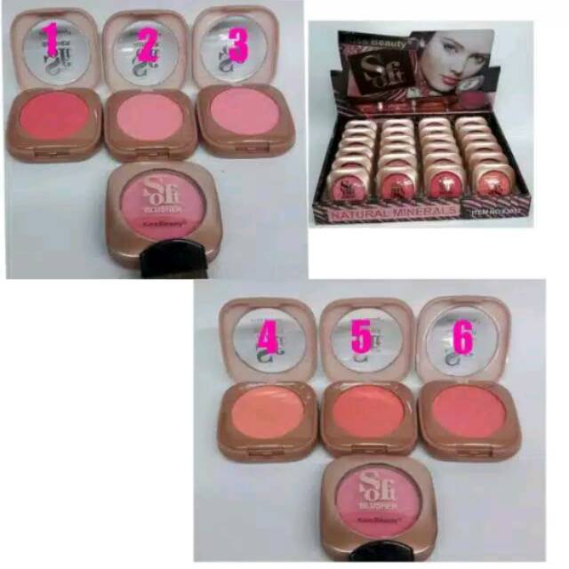 Blusher kiss beauty soft