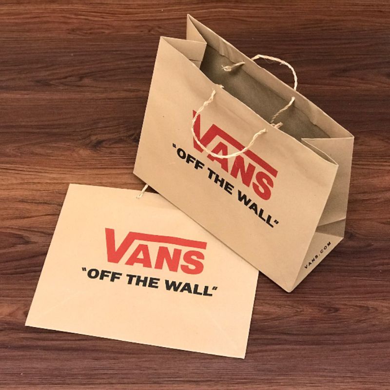 

PAPER BAG VANS OFF THE WALL